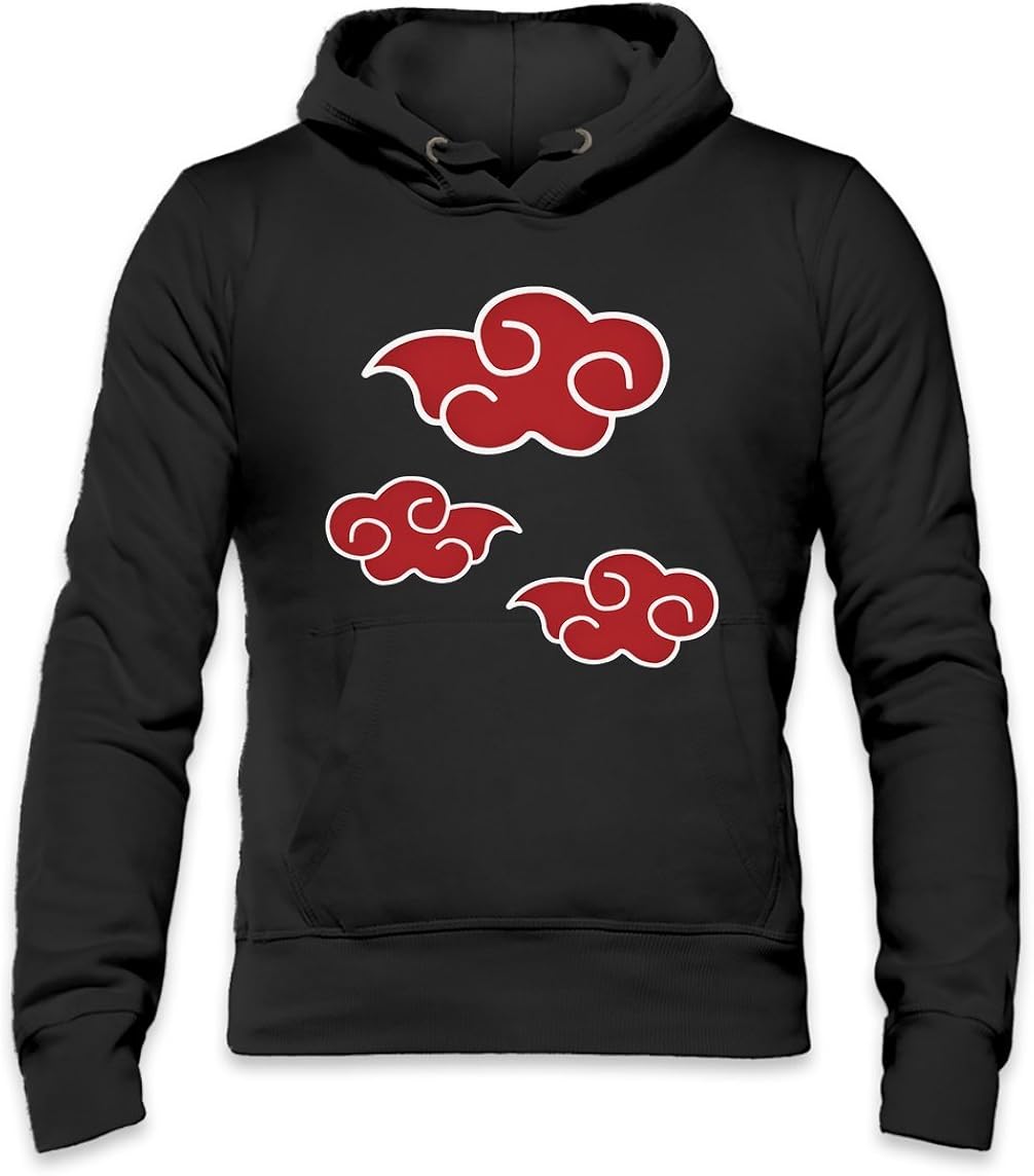 Naruto Akatsuki Mens Hoodie Small Amazon.co.uk Clothing