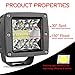 LED Cube Lights, SWATOW 4x4 2pcs 68W 3 Inch LED Light Bar OSRAM LED Cubes Off Road Driving Light Flood Spot Combo Light Pod Work Light for Truck Jeep Motorcycle SUV ATV Boat
