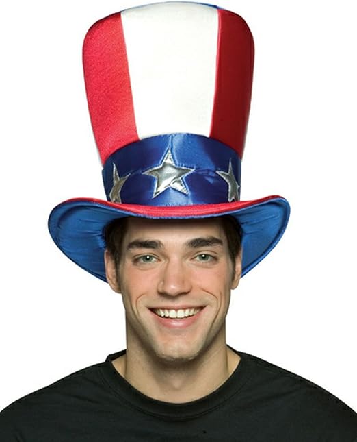 Uncle Sam Top Hat Costume Accessory Clothing