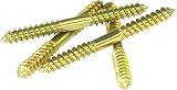 DDHOMIN 10 PCS M8 80mm Double End Screws Galvanized Iron view 6