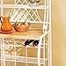 SEI Furniture Metal Frame, White
