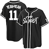 Tocament The Sandlot Baseball Jersey,Benny 'The Jet' Rodriguez #30 Button Down Short Sleeve,90s Classic Men Legend Jerseys