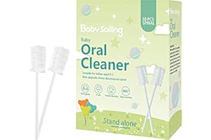 Foily 30-Pack Baby Tongue Cleaner Gauze– Gentle Newborn Oral Care, Disposable Toddler Tooth Brush for 0-24 Months Tooth Mouth Gum Clean (Square Style)