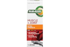 Rub-A535 Muscle & Joint Extra Strength Pain Relief Cream - Made in Canada, Fast Acting Pain Relief, 50% More Pain Relieving I
