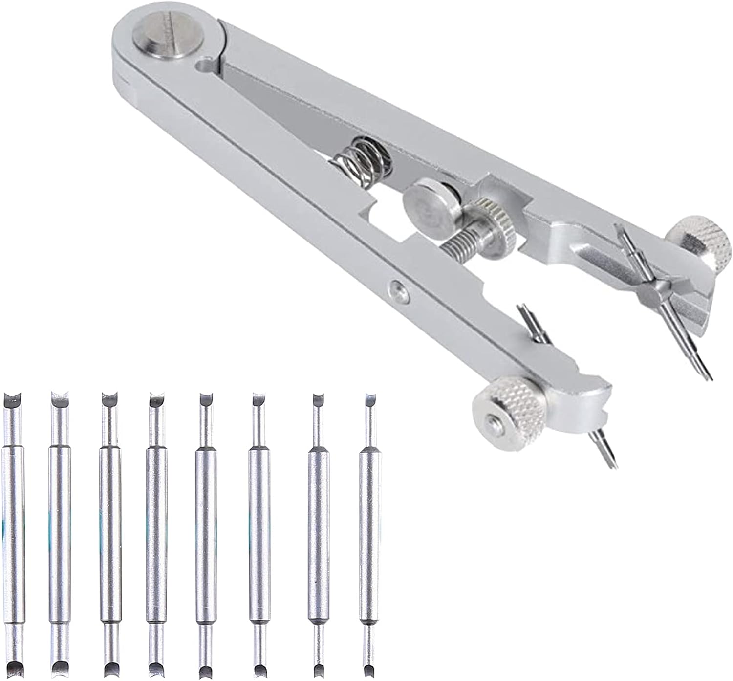 Watch Spring Bar Plier Tool Set with Durable 8 Pins