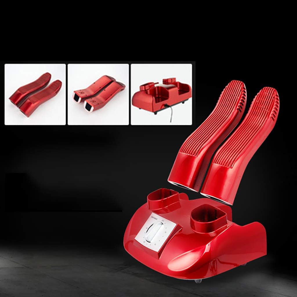 Mechanical Shoe Dryer,deodorize Sterilization Boot Dryer Timer Glove Dryer Forced Air Boot Warmer Portable Adjustable Rack-red Mechanical 29x22.5x41.5cm(11x9x16inch): Home & Kitchen