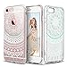 iPhone 6 Plus Case,iPhone 6s Plus Case, ESR Totem Henna Mandala Floral Pattern Design with Soft TPU Bumper+Hard PC Back Cover for 5.5