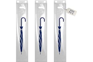 Montex Umbrella Bag 300 Pcs, Umbrella Bags Disposable, Wet Umbrella Bags, Large Plastic Bags Umbrella Holder Stand