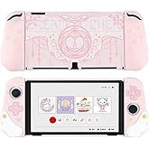 GeekShare Protective Case Compatible with Switch 2/2017/OLED - Slim Cover Case with Ergonomic Design for Switch Model- Star Wings (For Switch OLED)
