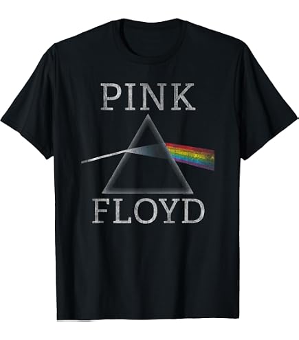 Amazon.com: Black Pink Floyd Vintage T-Shirt: Classic Fit, Round