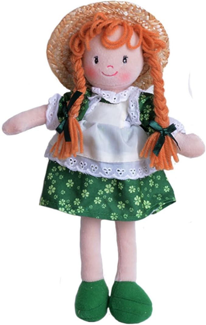 Grainne 10" Plush Irish Girl Rag Doll