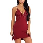 Hamefen dream love Women Lingerie Lace Chemise Sleepwear Babydoll Teddy Lingerie S-XXL