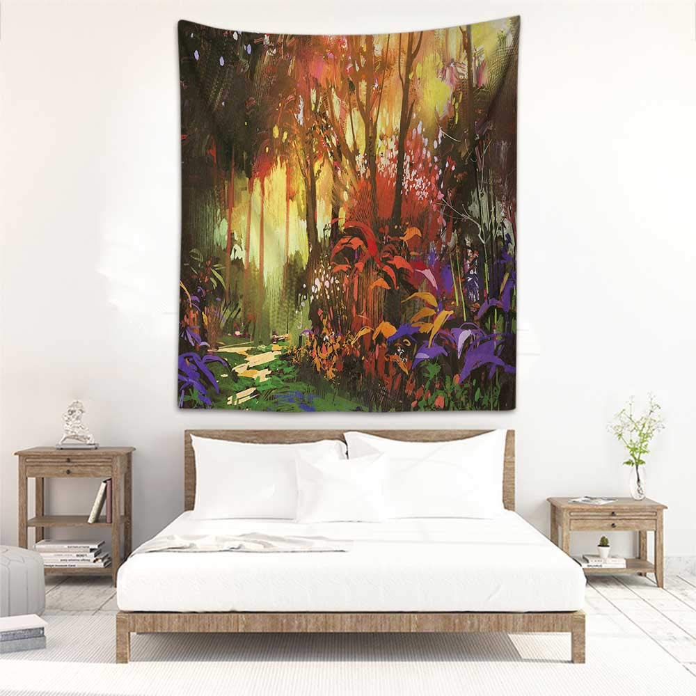 Amazon Com Diy Tapestry Fantasy Art House Decor Enchanted