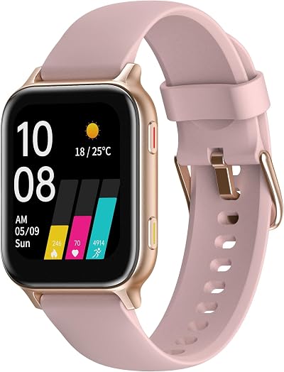 UMIDIGI Uwatch 5S Smart Watch Gold 1.7" Touch Screen Heart Rate Sleep Monitor