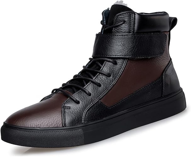 Amazon スフォン 冬用 ハイカット スニーカー メンズ 保温シューズ 靴 裏ボア ショート ブーツ カジュアル スノーブーツ ウィンターブーツ 防寒 綿靴 防水 滑り止め Sufoen スフォン ブーツ