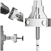 Broken Pipe Extractor Tool, 1/2" 3/4" 1" Pipe Thread Remover for Drill | Carbon steel, reverse-bite grip removes broken valves/fittings. Fits metal, PVC, PPR pipes