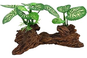 Prettyia Small Driftwood for Aquarium Driftwood Fish Tank Decorations，Aquarium Decor for Fish Tanks & Reptile Terrariumsartificial Driftwood(Type-A)