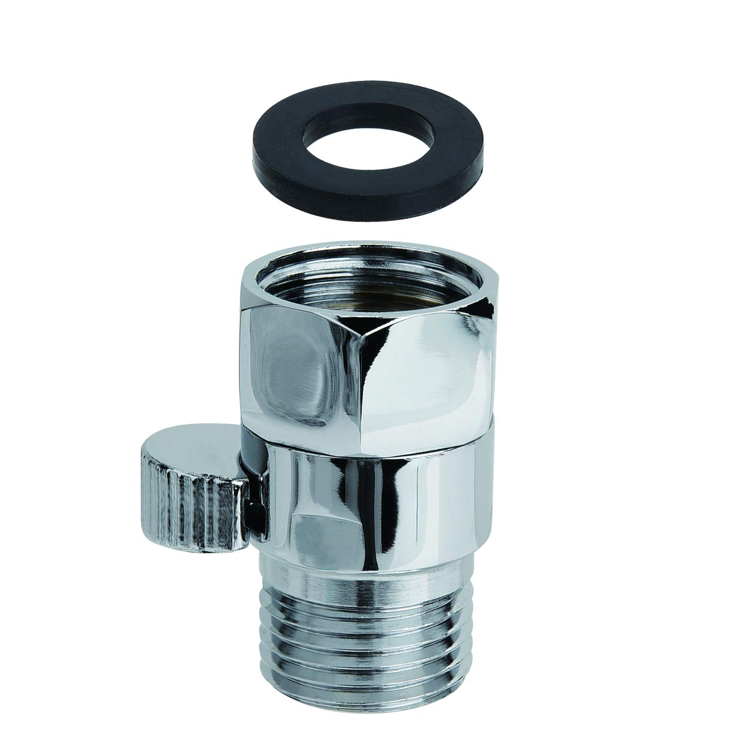 Valvola Deviatrice Per Doccia In Ottone | Regolazione Flusso Acqua | Per Soffione E Rubinetto - Foto 4