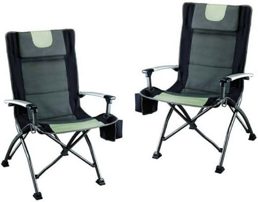 ozark trail ultra high back folding quad camp chair