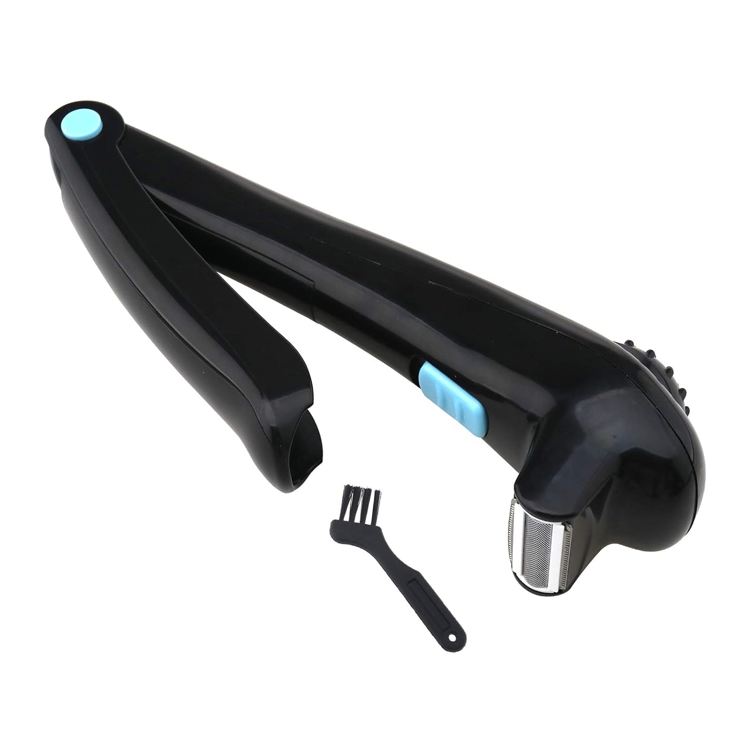 Enet Men Electric Back Hair Shaver Foldable Battery Powered