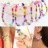 DTYDECLE 480Pcs Polymer Clay Beads 24 Styles Fruit Flower Heart Mushroom Charms view 5