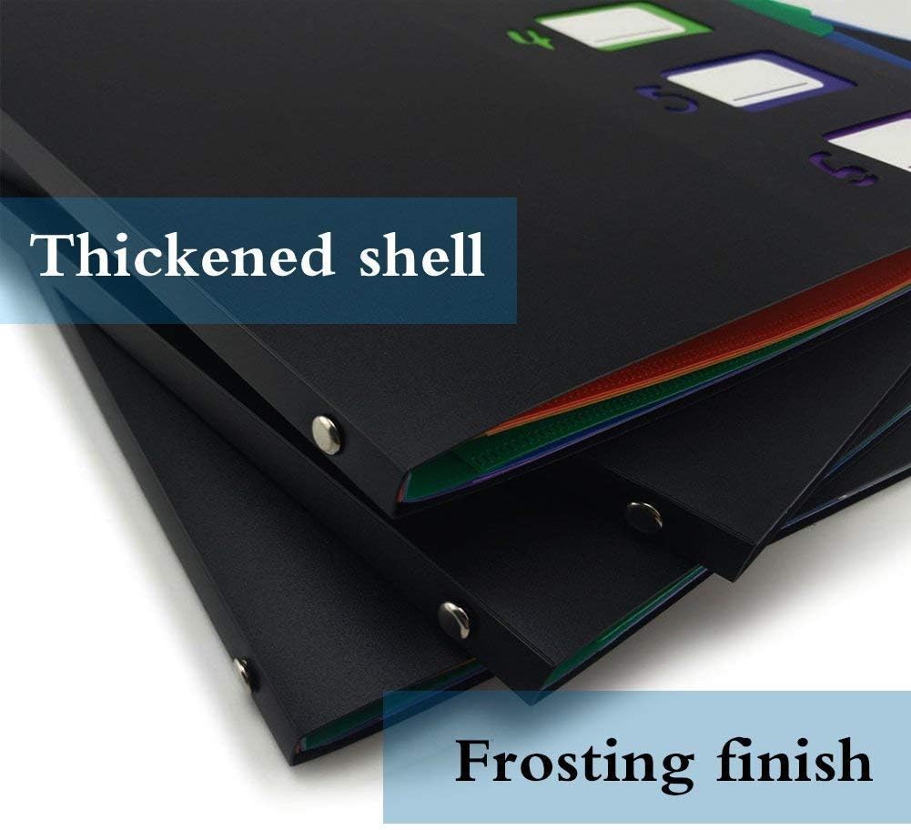 6 Pockets A4 Expanding Project Sorter – Heavy Duty File Organisers ...