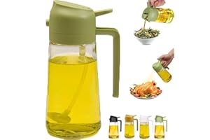 2 In 1 Oil Dispenser And Oil Sprayer, Oil Sprayer for Cooking, Cooking Oil Dispenser Sprayer, Oil Dispenser for Kitchen Spray