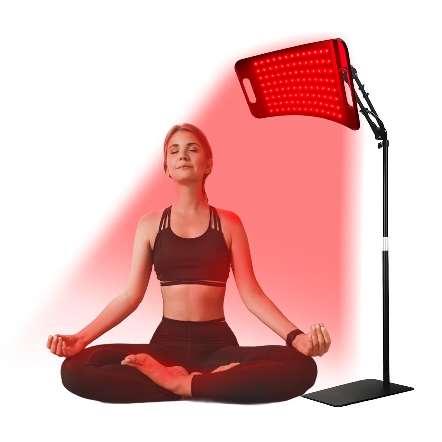 Photo 1 of SWIRISE Infrared Light Therapy Panel with Stand, 660nm Red Light and 850nm Near Infrared LED Red Light Therapy Device at Home