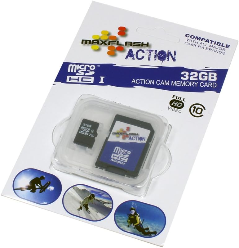 32GB MicroSDHC Memory Card For Xiaomi Mi Pad 4 LTE, Class 10, Full HD, SD Adapter,