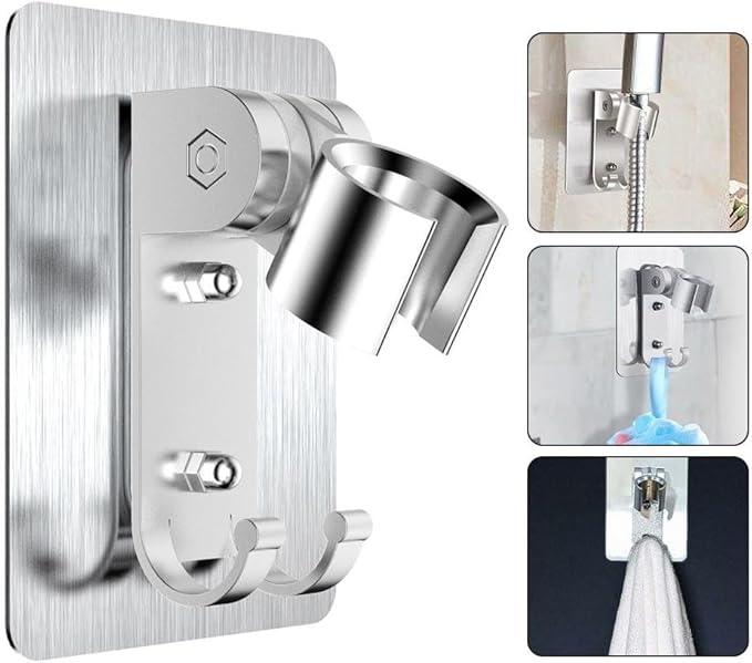 KOBWA 110 Pounds Heavy Duty Adjustable Shower Head Holder, Strong
