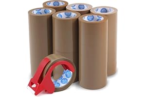 GENERIC Packaging Tape 3 inch Wide 110 Yards Heavy Duty - 24 Rolls Brown Shipping Tape for Packing, Strong Adhesive Carton Sealing Tape for Moving and Mailing Boxes, Commercial Grade Packing Supplies