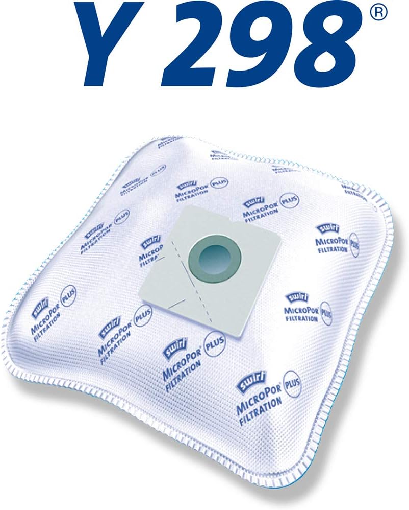 Swirl Y 298 (Y198) MP Plus AirSpace Vacuum Cleaner Bags, White - Image 4