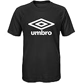 Umbro Men's Double Diamond Ultra T-Shirt, Black/White Medium