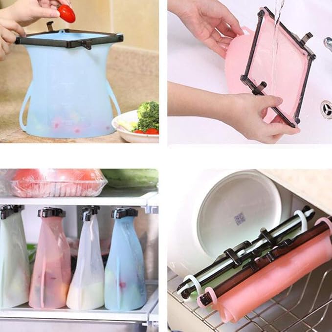 Bomcomi - Bolsas de Silicona para Alimentos Frescos, para ...