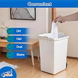 wlich 80 Count Dry Sweeping Cloths Compatible with Flash Sweeper Mop Refills view 7