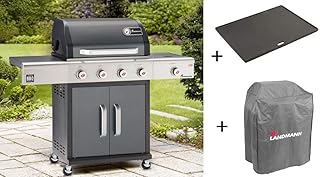 Landmann Gasgrill Triton 4.1 Silber/schwarz