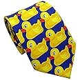 Yancos Ducky Duck Tie Cosplay Bow Tie Yellow Duck Tie Necktie Halloween Costume Funny Gifts Adjustable Tie