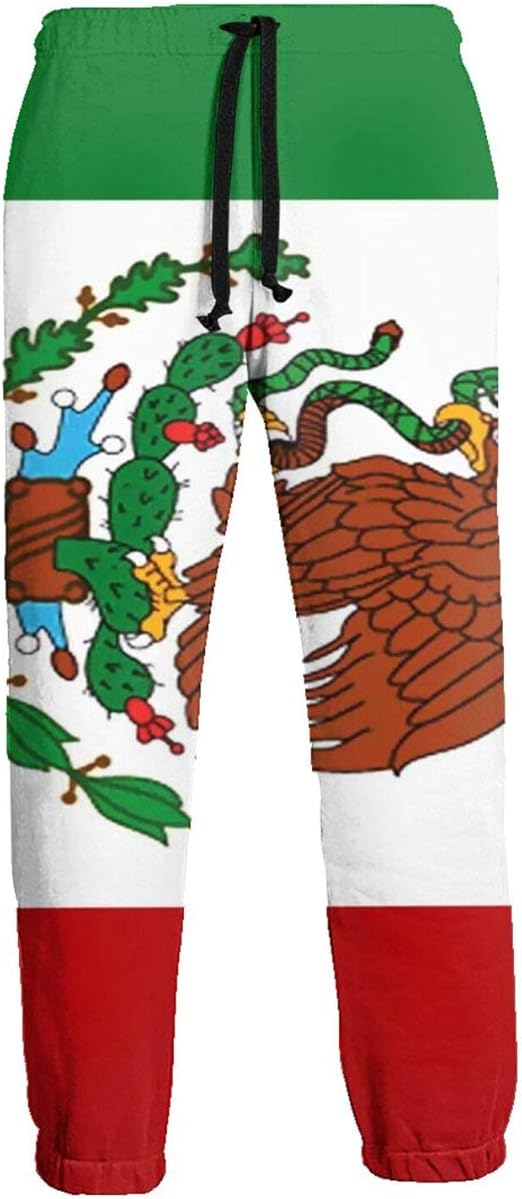Kunming Mexican Flag (2) Casual Hip Hop Trousers Length Jogger Pants