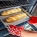 PINK Edition of Heavy-Duty Women's Silicone Oven Mitts | Profits Will Benefit The National Breast Cancer Foundation | 2 Sizes Available | Heat Resistant Barbecue & Cooking Gloves for Her (1 Pair, M/L)