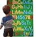 Felt Flannel Board Alphabet Letters Numbers Symbols Deluxe Set Giant 3.5 Feet 150+ Pieces Upper Lower Case w/ Math Symbols Wall Hanging Interactive Play Kit Story DIY Quiet Book