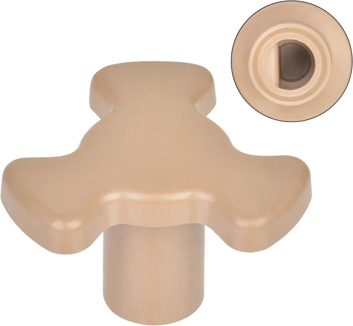 Jolaxy 0.8" Microwave Turntable Coupler, Microwave Oven Roller Guide Support with"D