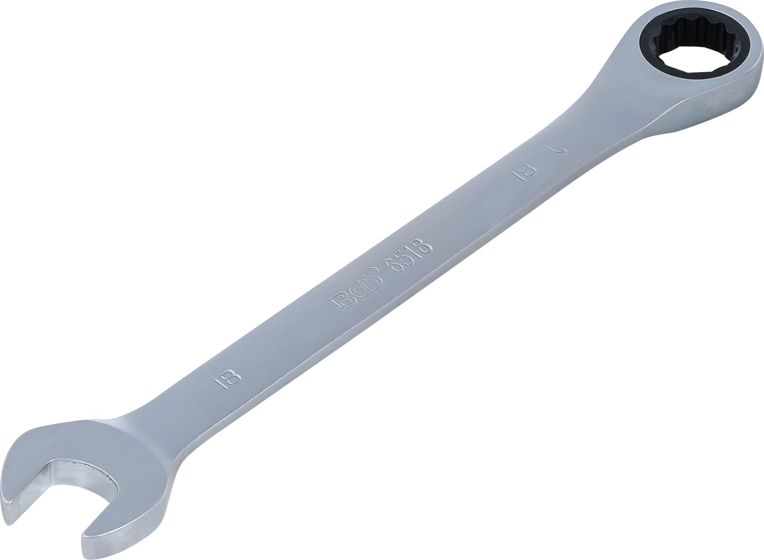 BGS 6518 | Ratchet Combination Wrench | 18 mm
