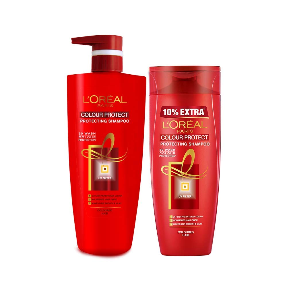 L'Oreal Paris Color Protect Shampoo, 1L (640ml+360ml) Combo pack of 2