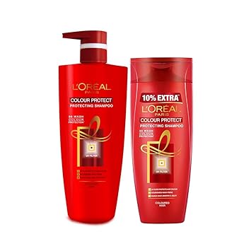 L'Oreal Paris Color Protect Shampoo, 1L (640ml+360ml) - Combo pack of 2