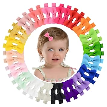 baby bow clips