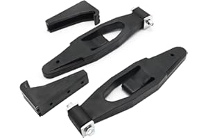 DUZFOREI 23-13857 2 Sets Engine Hood Latch Base, Replacement for Kenworth W900 1987-2010, Replacement for Peterbilt 379 1987-