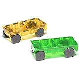 Magna-Tiles 16022 Cars 2 Piece Expansion Set