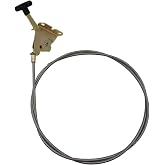 New Stens Throttle Control Cable 290-163 Compatible with Left Hand Version, Panel Mount Style, Used on Riding mowers, Tractors and self-propelled mowers