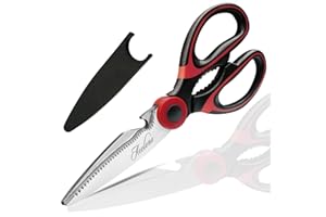 Kitchen Shears, Acelone Premium Heavy Duty Shears Ultra Sharp Stainless Steel Multi-function Kitchen Scissors for Chicken/Pou