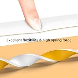 GUKOY Draught Excluder Self Adhesive Foam Tape 12mm x 12mm 4M White 2 Rolls view 4